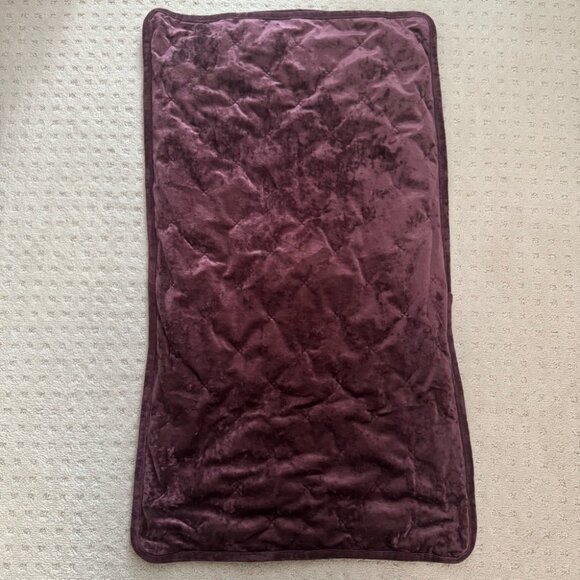 Comforter & pillow cases king sized crushed velvet quilted satiny silky shimmer - Picture 3 of 11